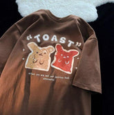Soothing Coffee Brown Oversize Tee - 19bay